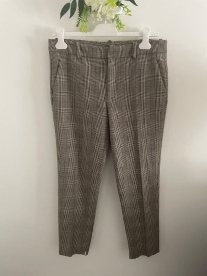 🌸Pantalon zara ajusté a carreaux taille 38🌸