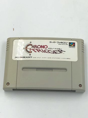 Jeu vidéo Chrono Trigger sur console Nintendo Super Famicom