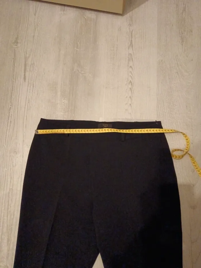 Pantalon tailleur noir 123 taille 40 - photo numéro 8