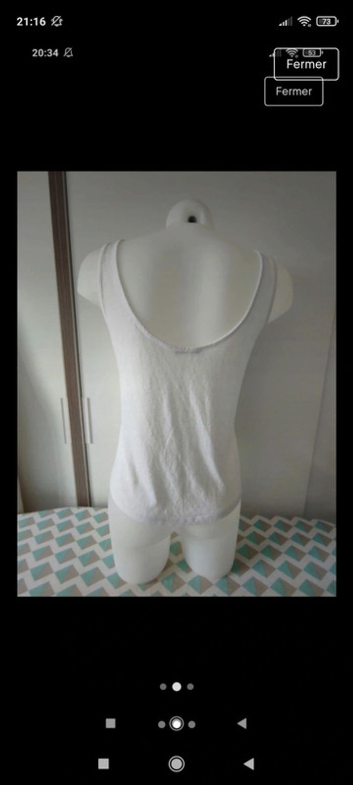 Haut mango blanc - photo numéro 2