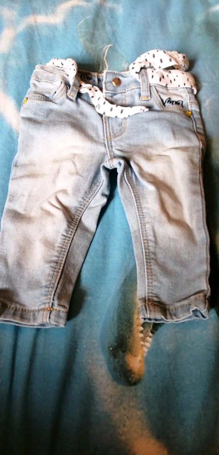 Jeans fille 6M - photo numéro 2