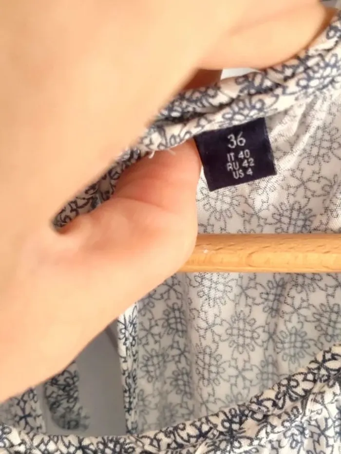 Robe femme été motifs bleus Kiabi taille 36 - photo numéro 3