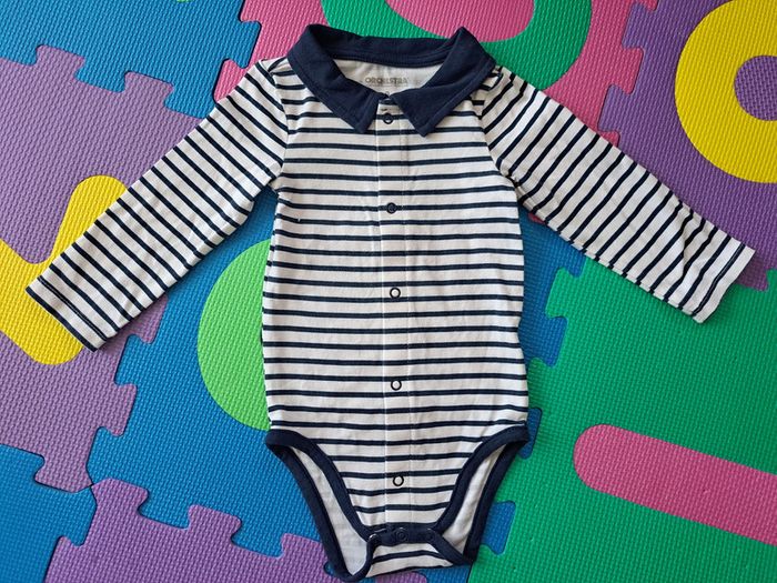 Lot de 8 bodies ml (6 Petit Bateau et 2 Orchestra) 9m - photo numéro 17