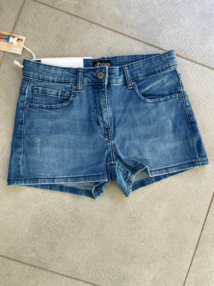 Short en jean femme