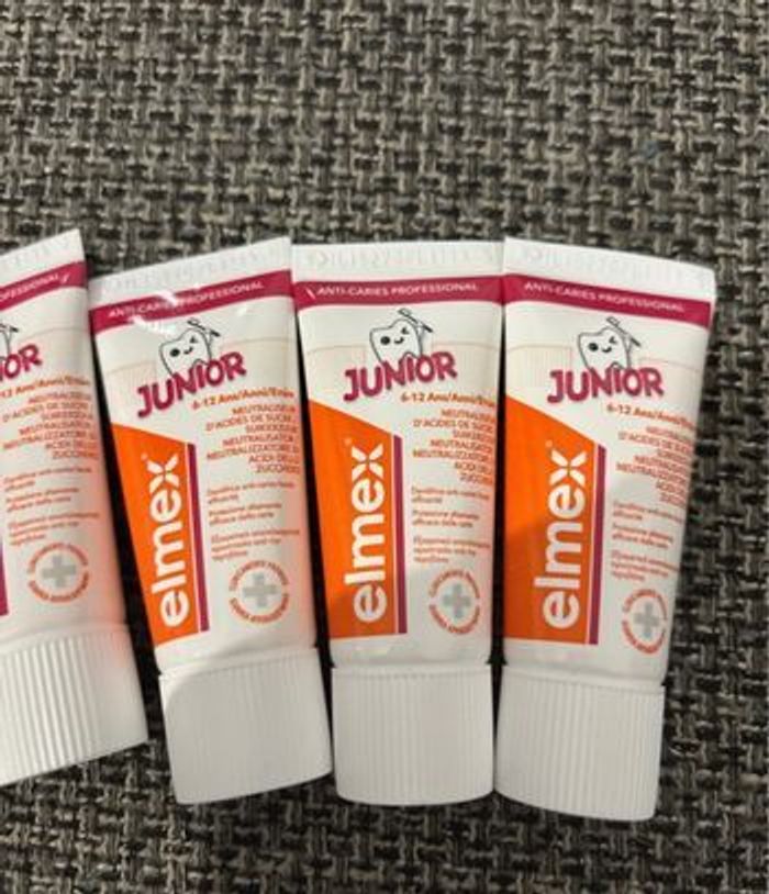 Lot de dentifrice, enfants junior elmex 6-12ans - photo numéro 2