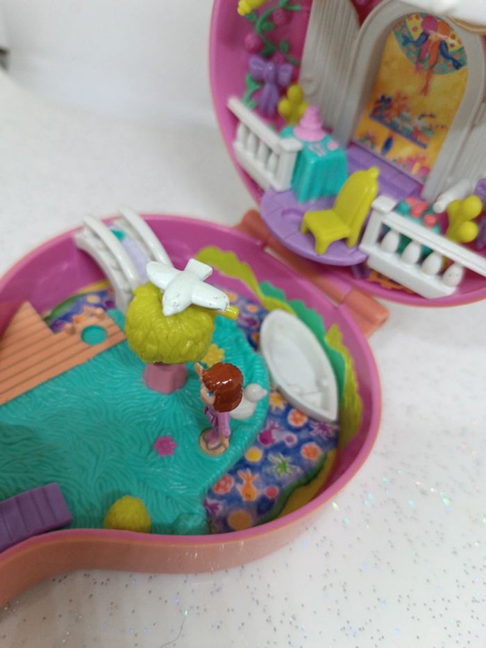 Polly pocket bluebird montgolfière balloon haut loin attraction manège UP away holiday miniature - photo numéro 5