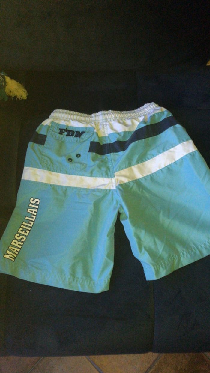 Fiers d être marseillais short de bain taille 12 an - photo numéro 6