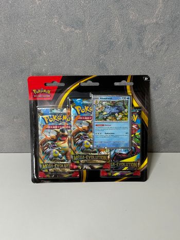 Carte Pokemon Tripack ME01 Mega-Evolution scellé 