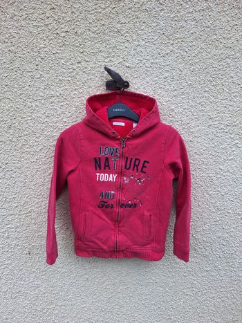 👚 Sweat zippé à capuche Okaïdi 12 ans