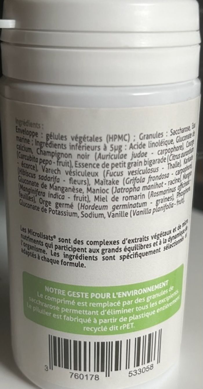Complément alimentaire - photo numéro 3