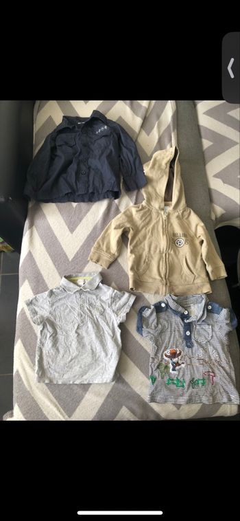 Le lot de 4 haut taille 12 mois confortable 