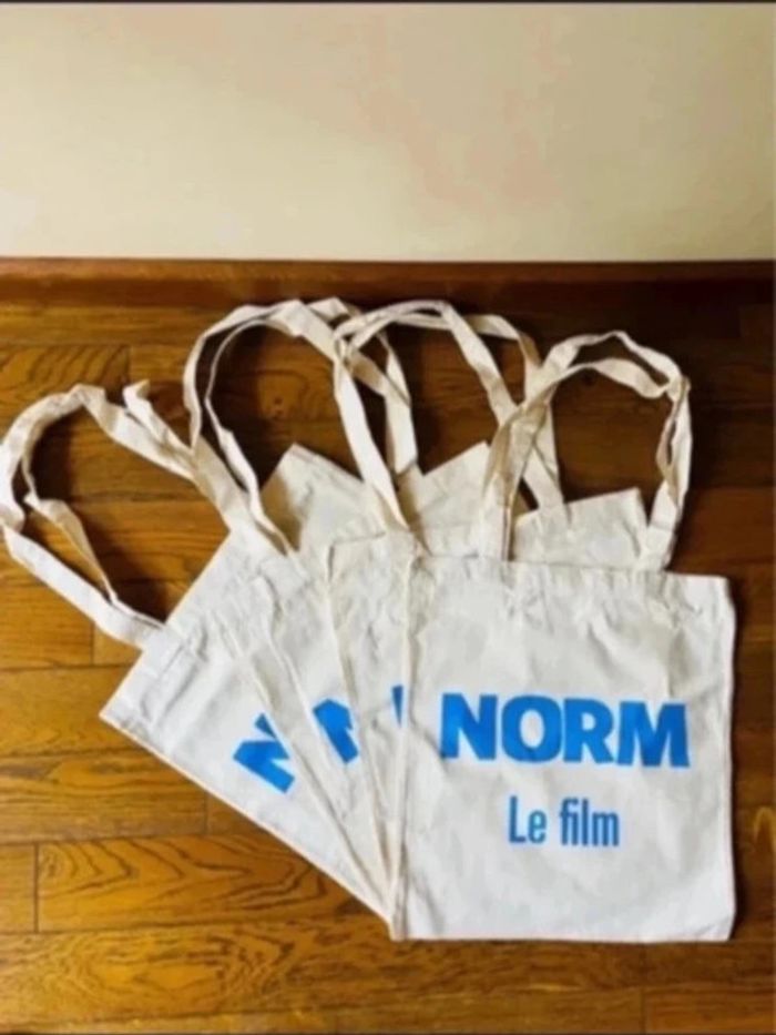 Lot 4 tote bag en 100% coton bio neuf - photo numéro 4