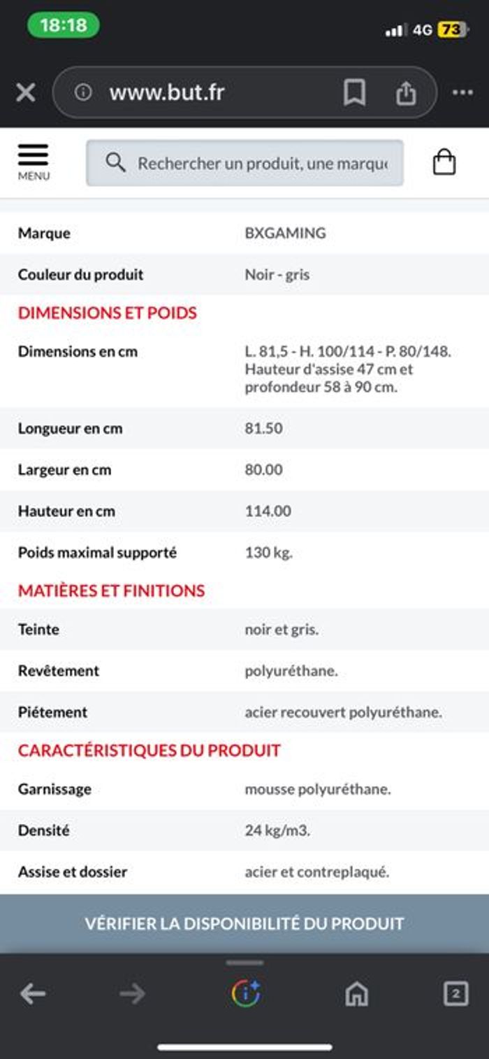 Vend BXGAMING Fauteuil bureau relax gamer PLAY 3 - photo numéro 7