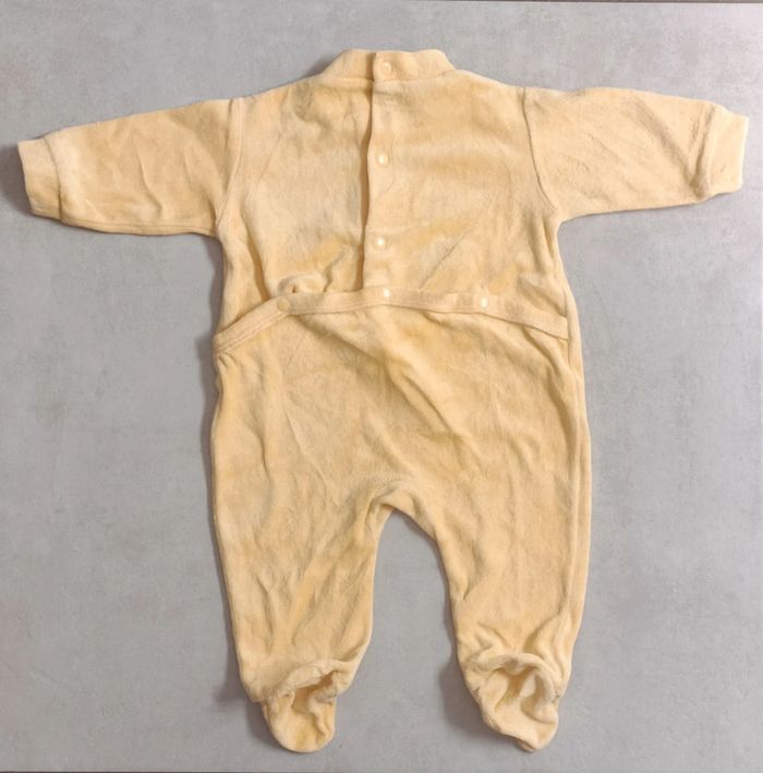 Pyjama velours fille - 3 mois - photo numéro 2
