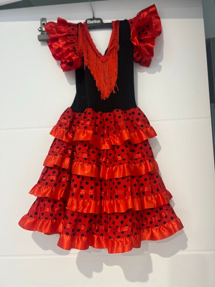 Déguisement espagnol fille + chaussures assorties - photo numéro 2