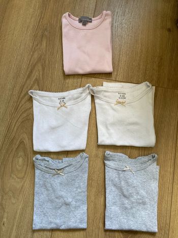 Lot de 5 t-shirts kiabi tricot de peau