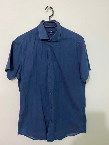 Chemise coupe droite manches courtes à motif marine Kiabi