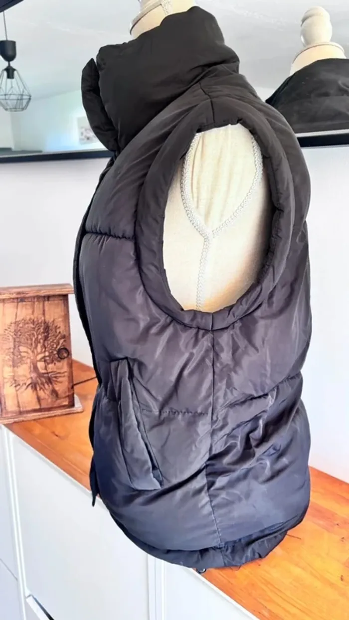 💕 veste sans manche noire taille 34 XS #bershka - photo numéro 8