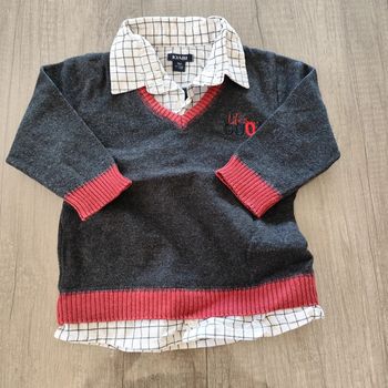 Pull chemise 9mois