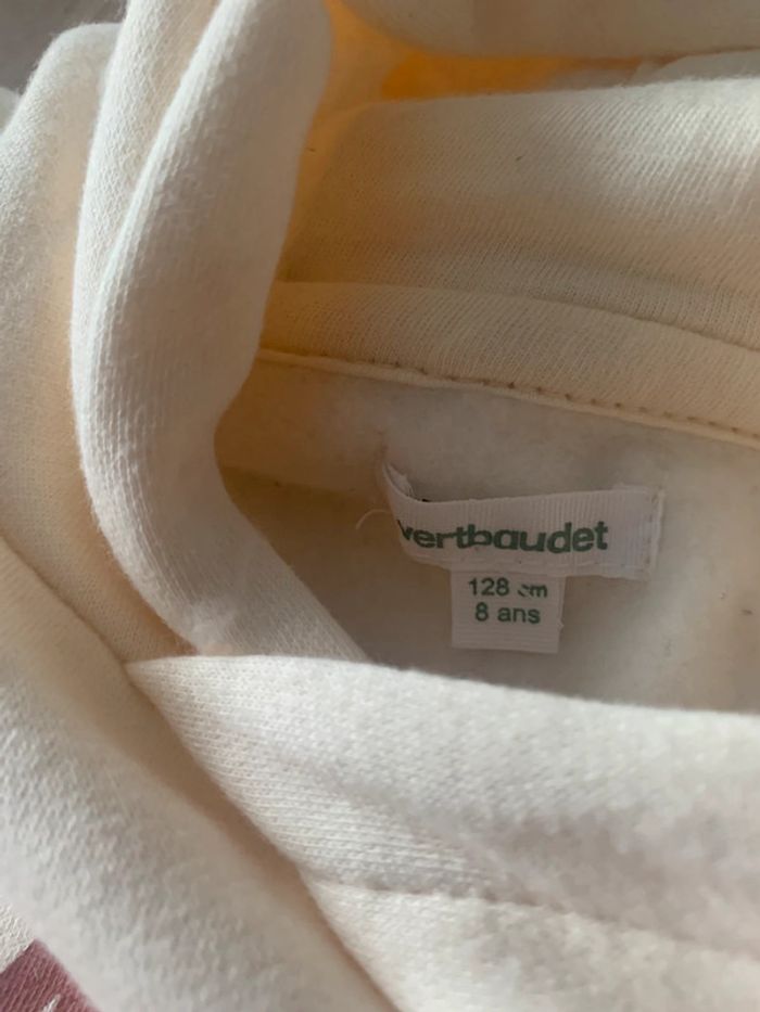 Sweat à capuche vertbaudet 8ans - photo numéro 3