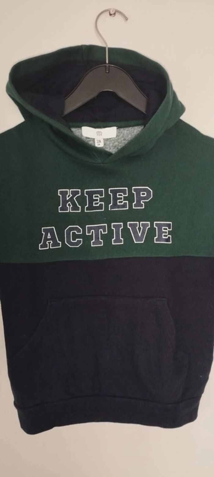 Survêtement bleu marine et vert - photo numéro 3