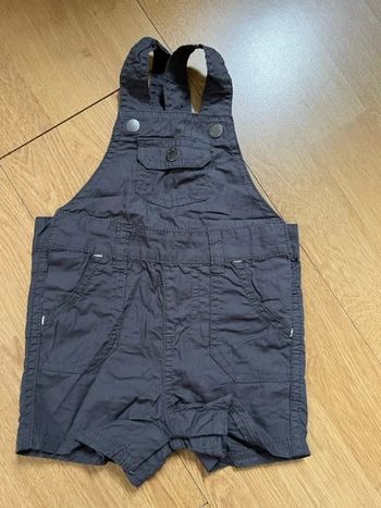 Salopette short 6 mois (Kiabi)