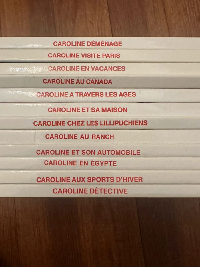Lot de 12 albums Caroline Pierre Probst livres anciens bd années 90 vintage - photo numéro 2