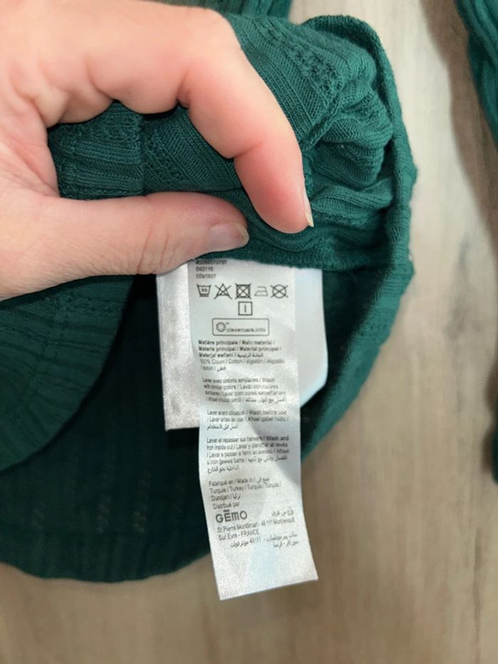 Haut vert foncé taille M 38 - photo numéro 4