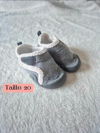Chausson decathlon bébé taille 20