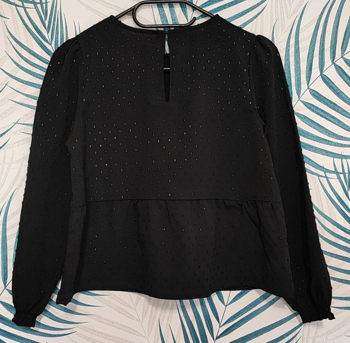 🌸 Blouse brillante - Noir - Kiabi - 10 ans - Neuve 🌸 - photo numéro 6