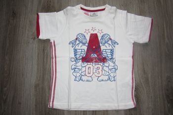 TEE SHIRT MC BLANC GARÇON "ADIDAS" - 7 / 8 ANS - n°03