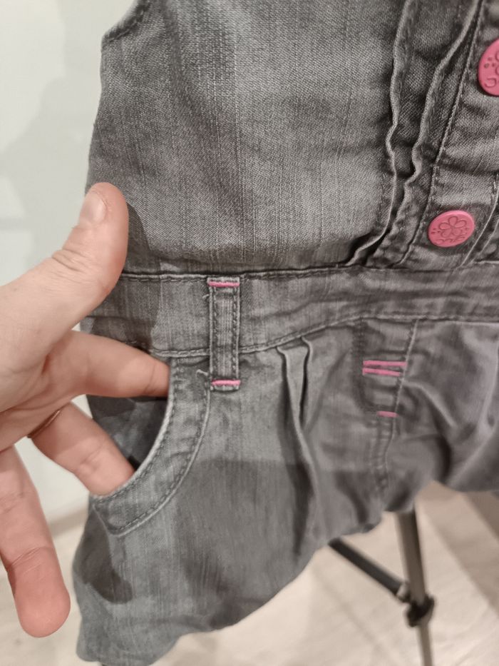 Robe 6 mois orchestra gris - photo numéro 4