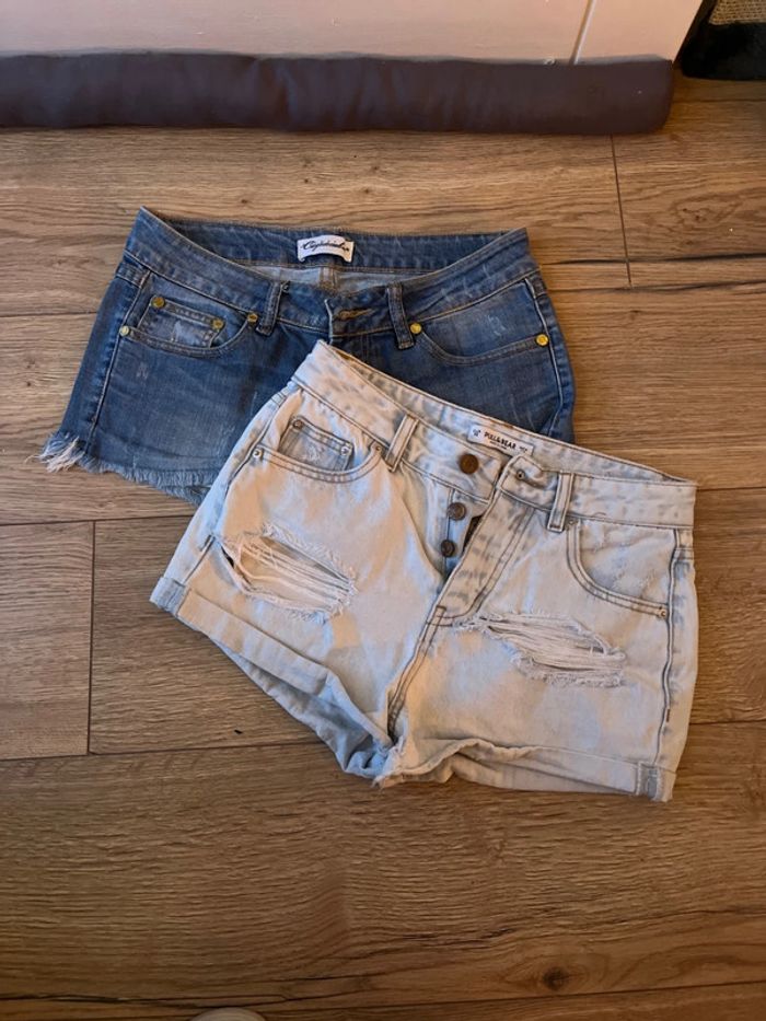 Lot de 2 shorts en jeans