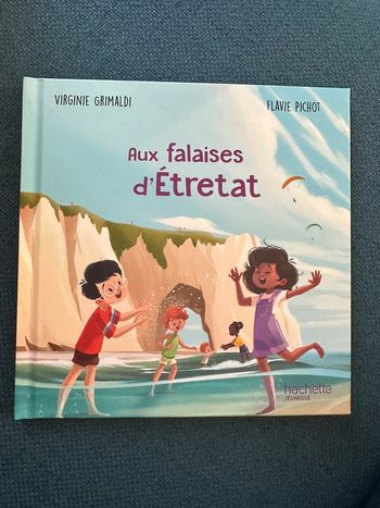 Livre McDonalds macro Aux falaises d’Etretat Virginie Grimaldi Flavie Pichot Hachette Jeunesse