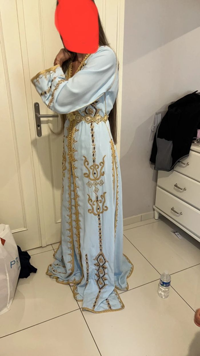 Caftan taille XS/S taille 34/36 en bonne etat - photo numéro 5
