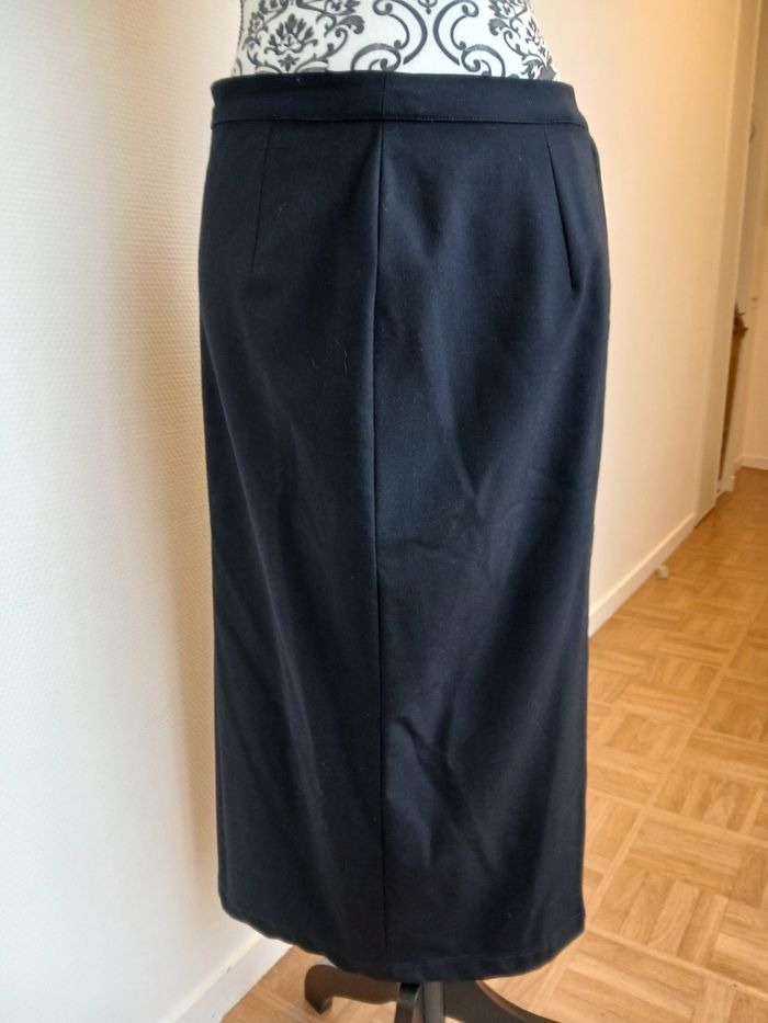 Jupe midi Max Mara en laine vierge T.40/42