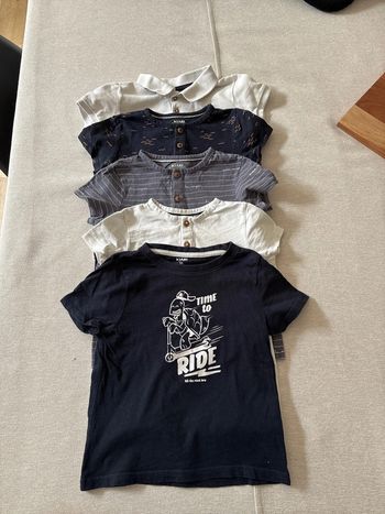 Lot 5 T-shirts et polo Kiabi 3 ans