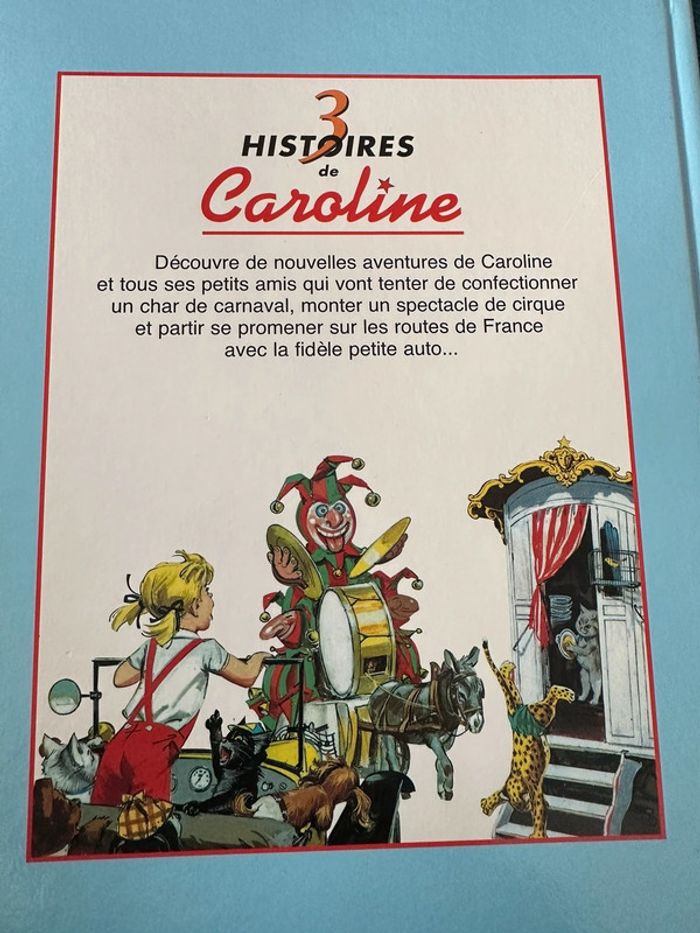 Livre vintage 3 histoires de Caroline album bd Pierre Probst ancien collection - photo numéro 2