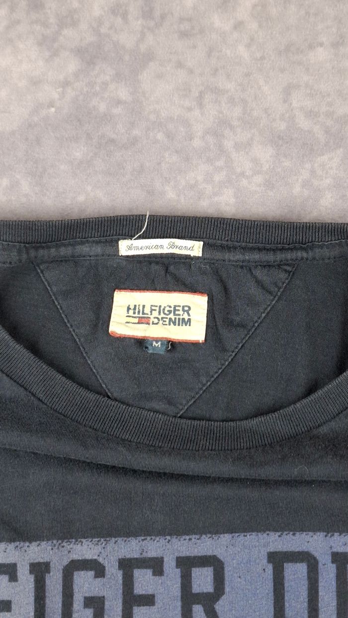 T-shirt Hilfiger Denim - Logo Vintage Flag - Taille M - photo numéro 2
