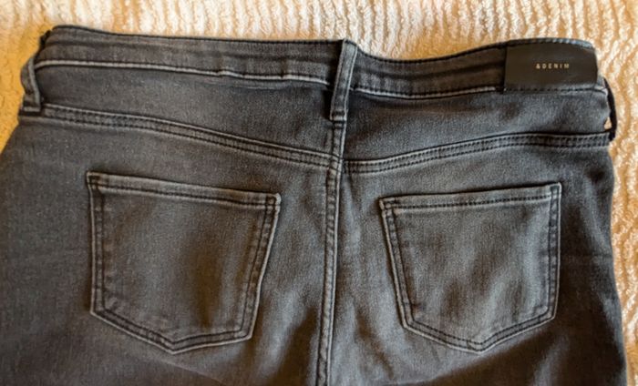 Pantalon fille jean gris 14 ans - photo numéro 5