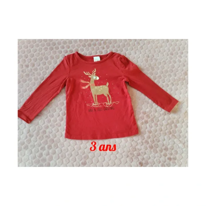 Haut manches longues C&A 3 ans