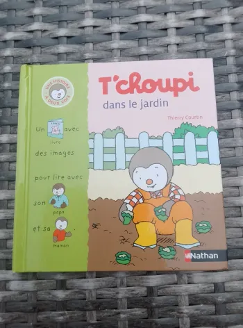 Livre enfant - T'choupi dans le jardin