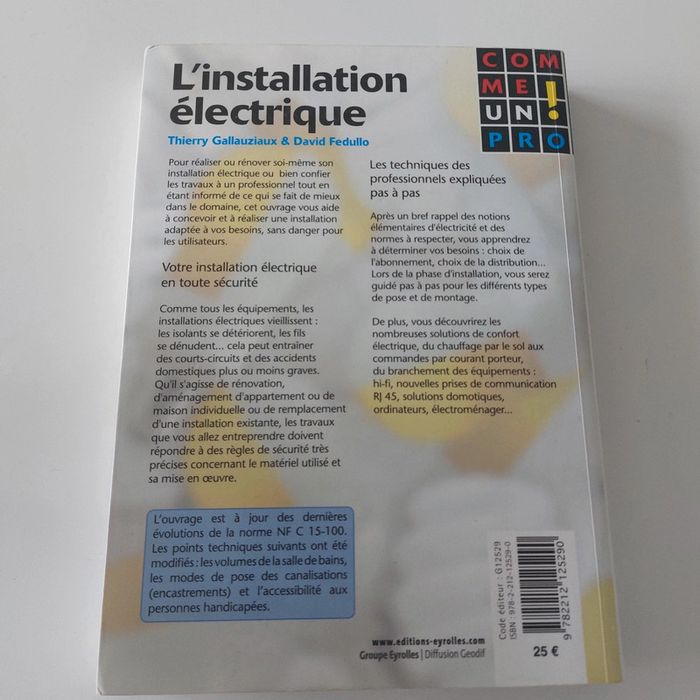 Livre - L'installation électrique - photo numéro 2