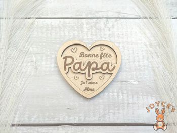 Magnet personnalisé fête des pères