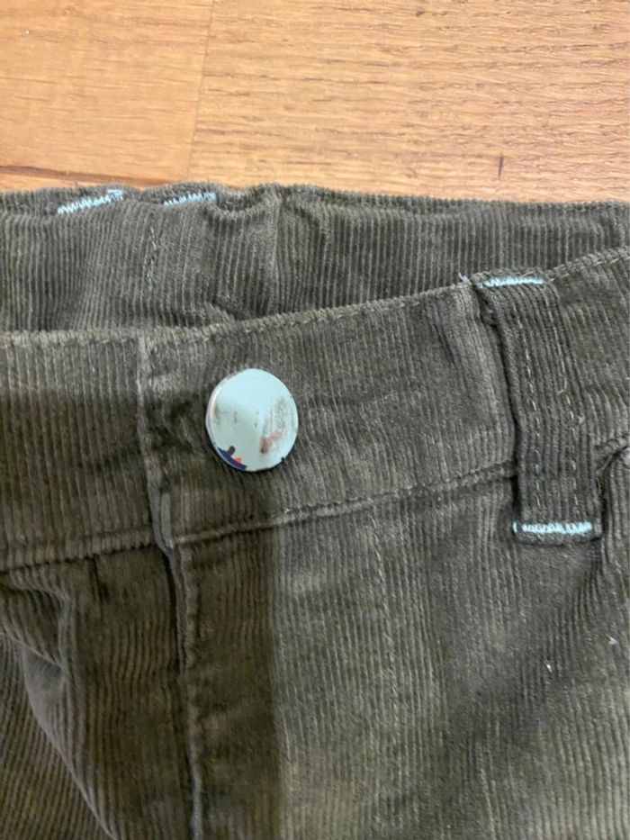 Pantalon en velours kaki Sergent Major 3 ans - photo numéro 4