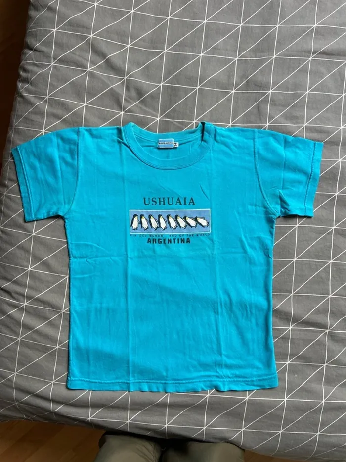Lot de 5 t-shirt (bleu clair ,beige, jaune, bleu foncé , gris ) - photo numéro 12