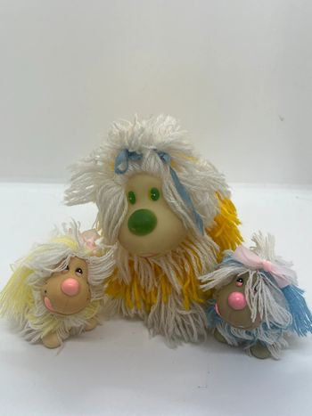 💞 Lot 3 flappy dog vintage 💞
