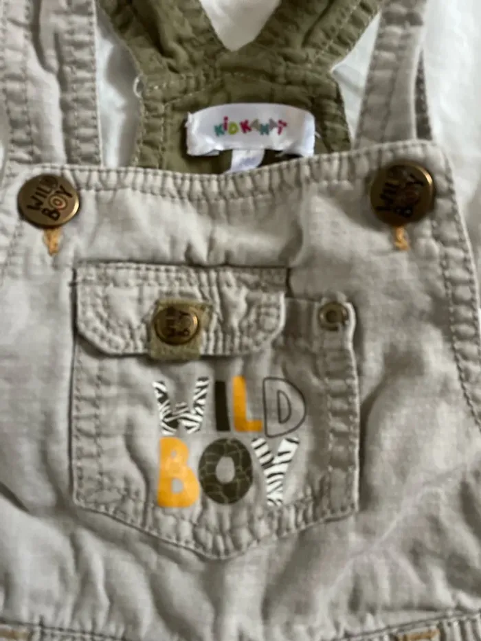 Salopette short bébé garçon - photo numéro 4