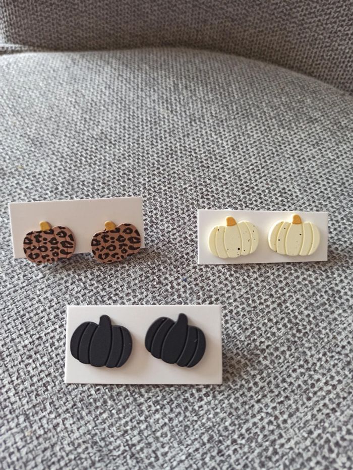 Trio de boucles d'oreilles