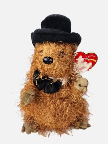 Peluche Ty Beanie Baby - Punxsutawney Phil - 2005 - Collector